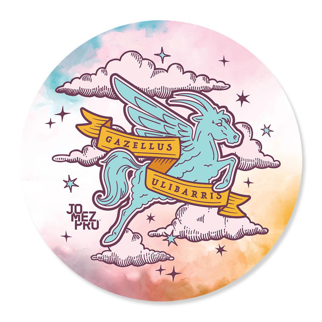 Gazellus Ulibarris 3" Sticker