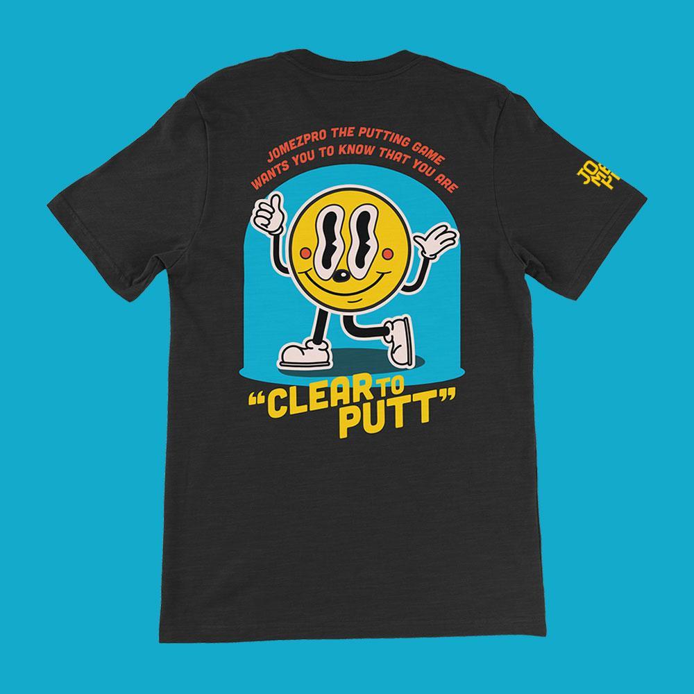 Clear to Putt Tee - Black Heather