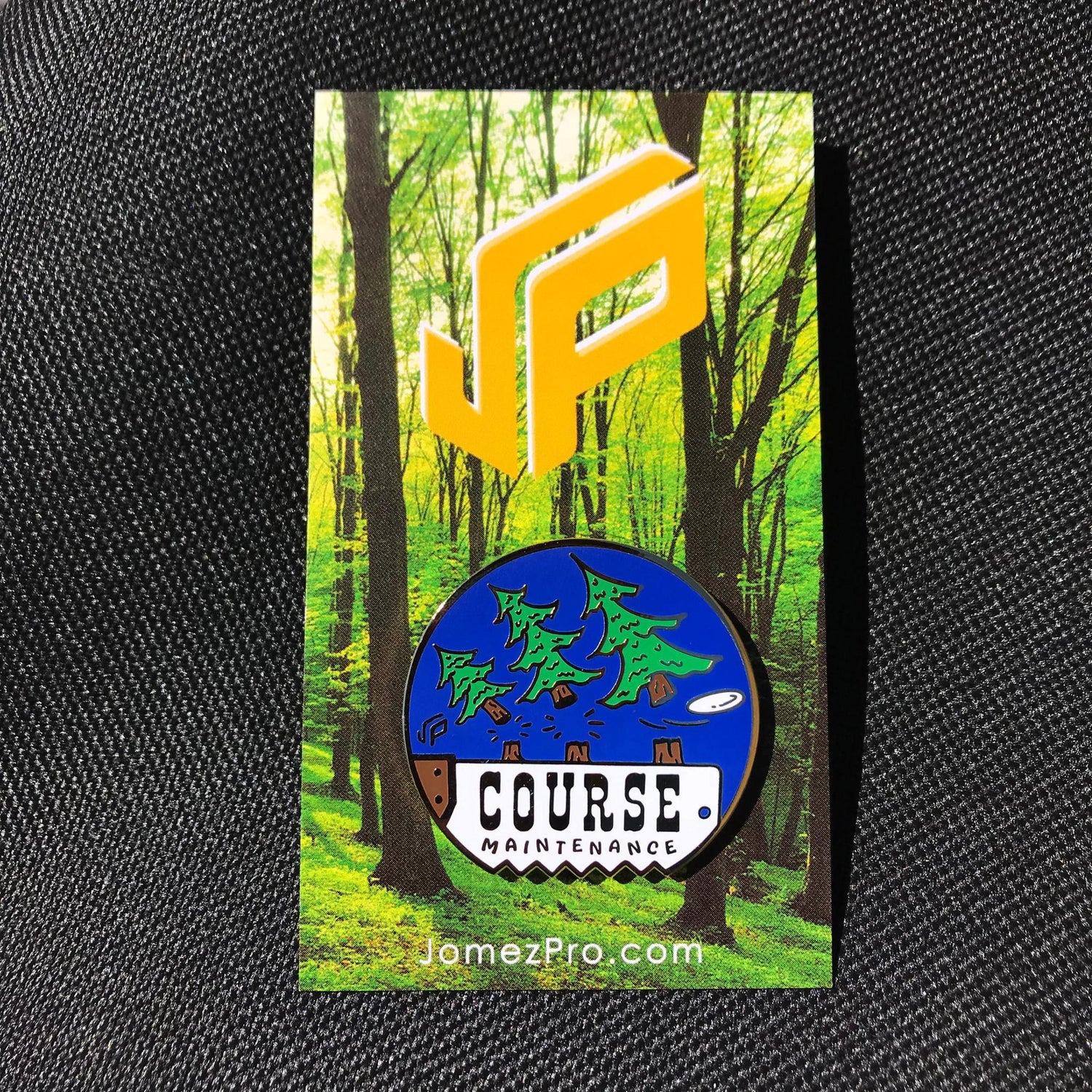 Course Maintenance Enamel Pin
