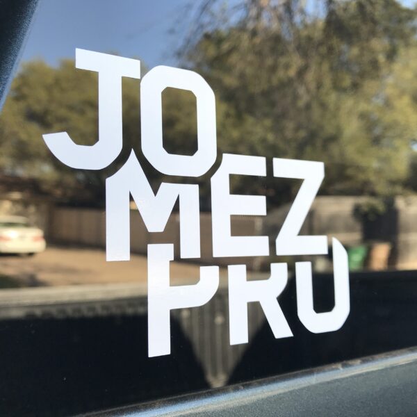 Jomez Pro Window Decal
