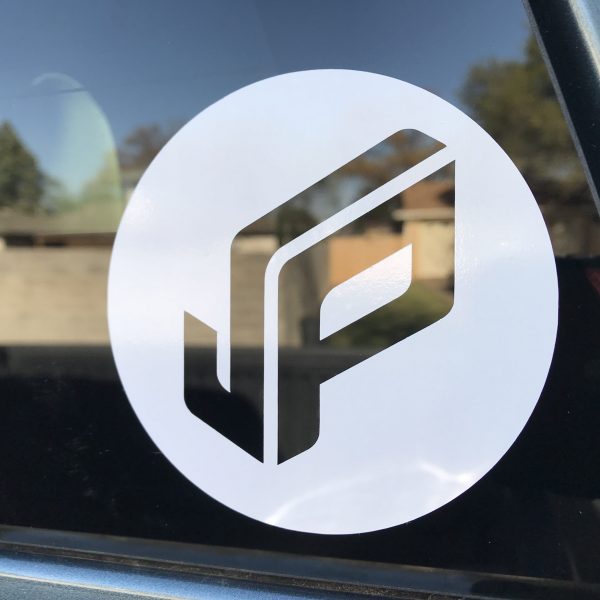 Vintage "JP" Window Decal - Image 2