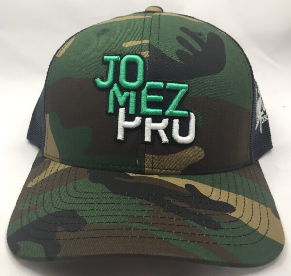 Jomez Pro Lock-up CAMO with Black Mesh Adjustable Disc Golf Hat