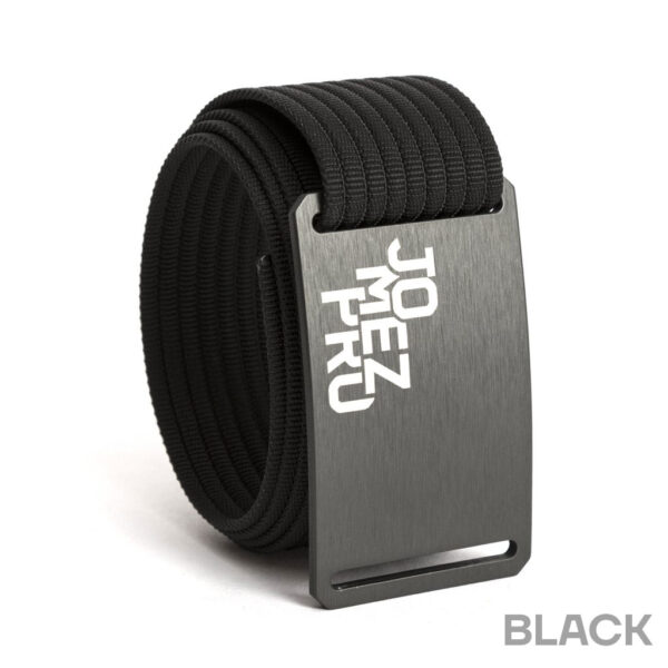 JomezPro Gunmetal Logo Belt by Grip6 - Image 2
