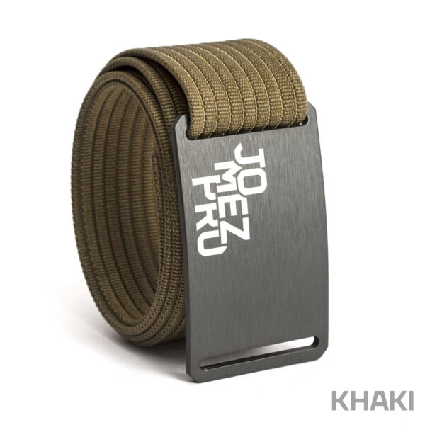 JomezPro Gunmetal Logo Belt by Grip6 - Image 5