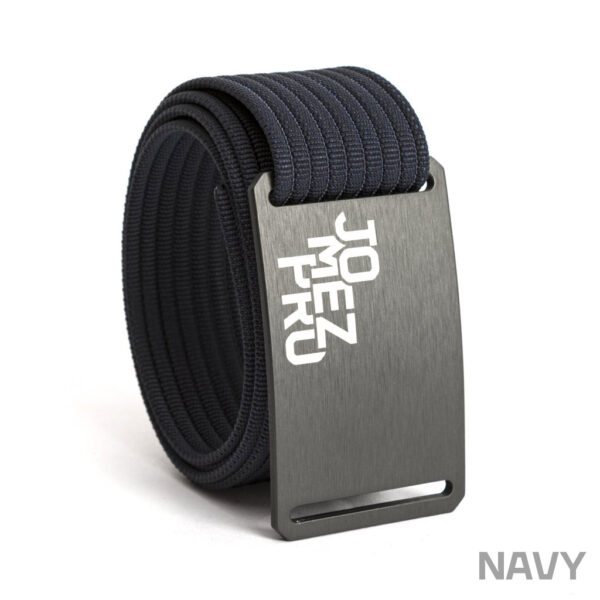 JomezPro Gunmetal Logo Belt by Grip6 - Image 3