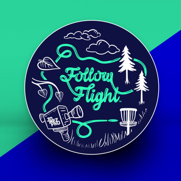 FollowFlight 3" Sticker