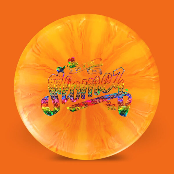 SloMez Dynamic Discs Prime Burst eMac Truth Orange Rainbow Stamp