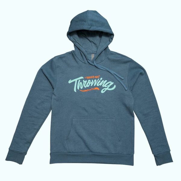 Never Not Throwing Hoodie - Back Nine Blue