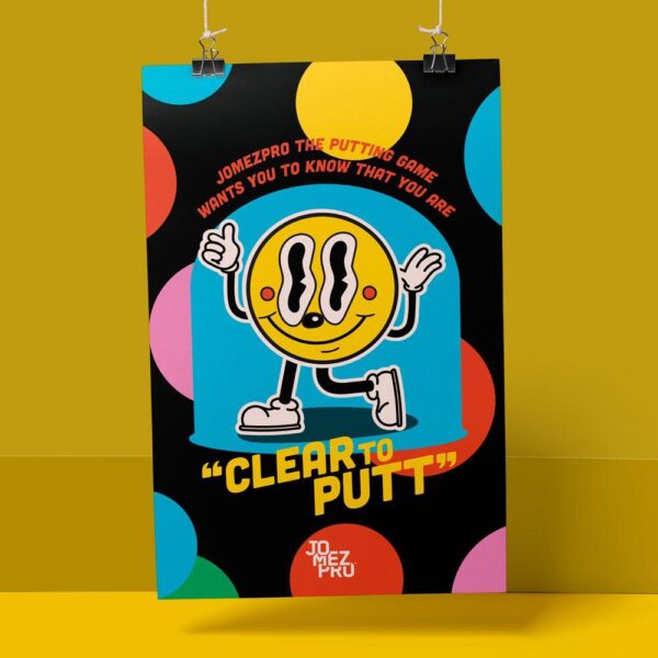 Clear to Putt Poster