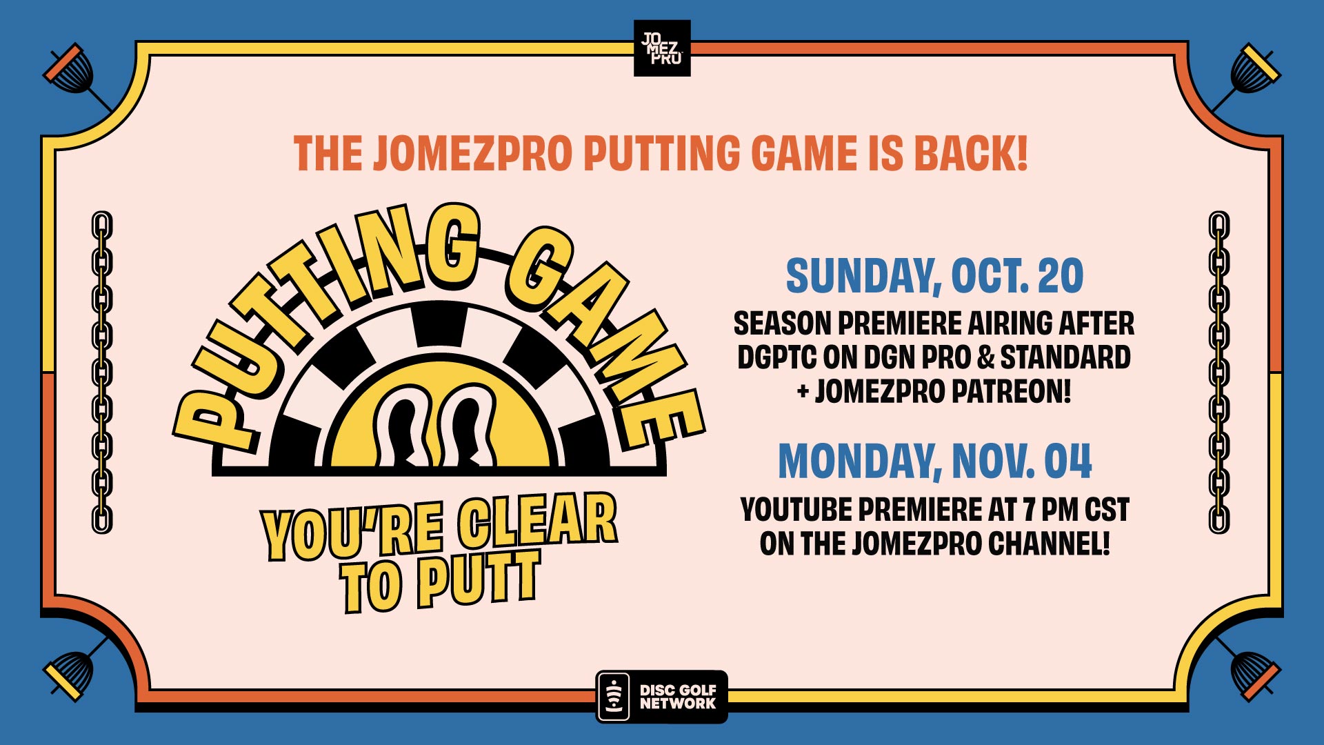 JomezPro Putting Game Banner