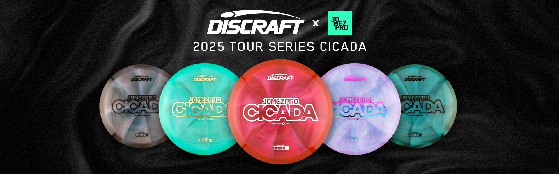 JomezPro 2025 Tour Series Discraft Cicada Banner Desktop