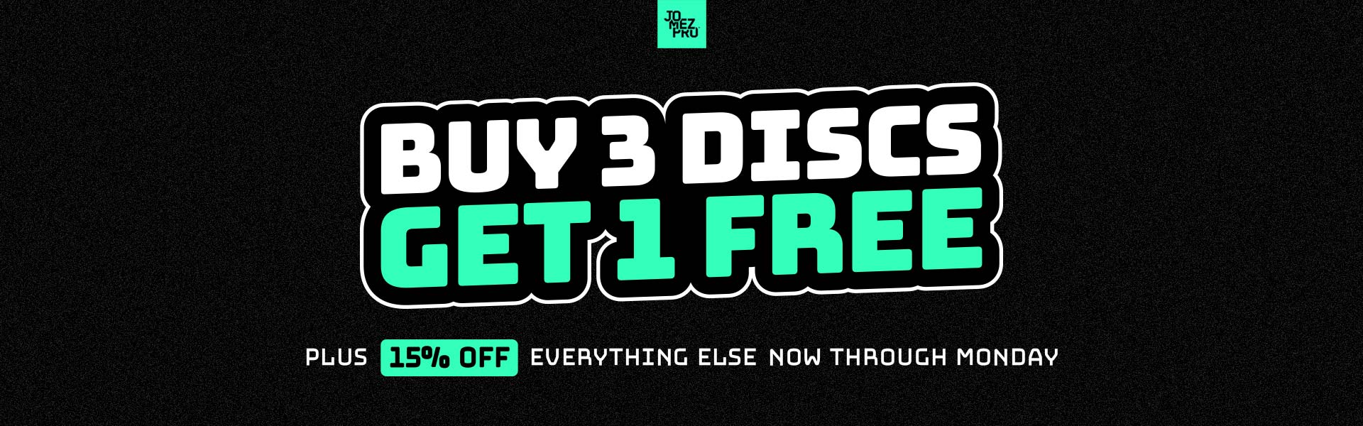Buy 3 Discs Get 1 Free Sale